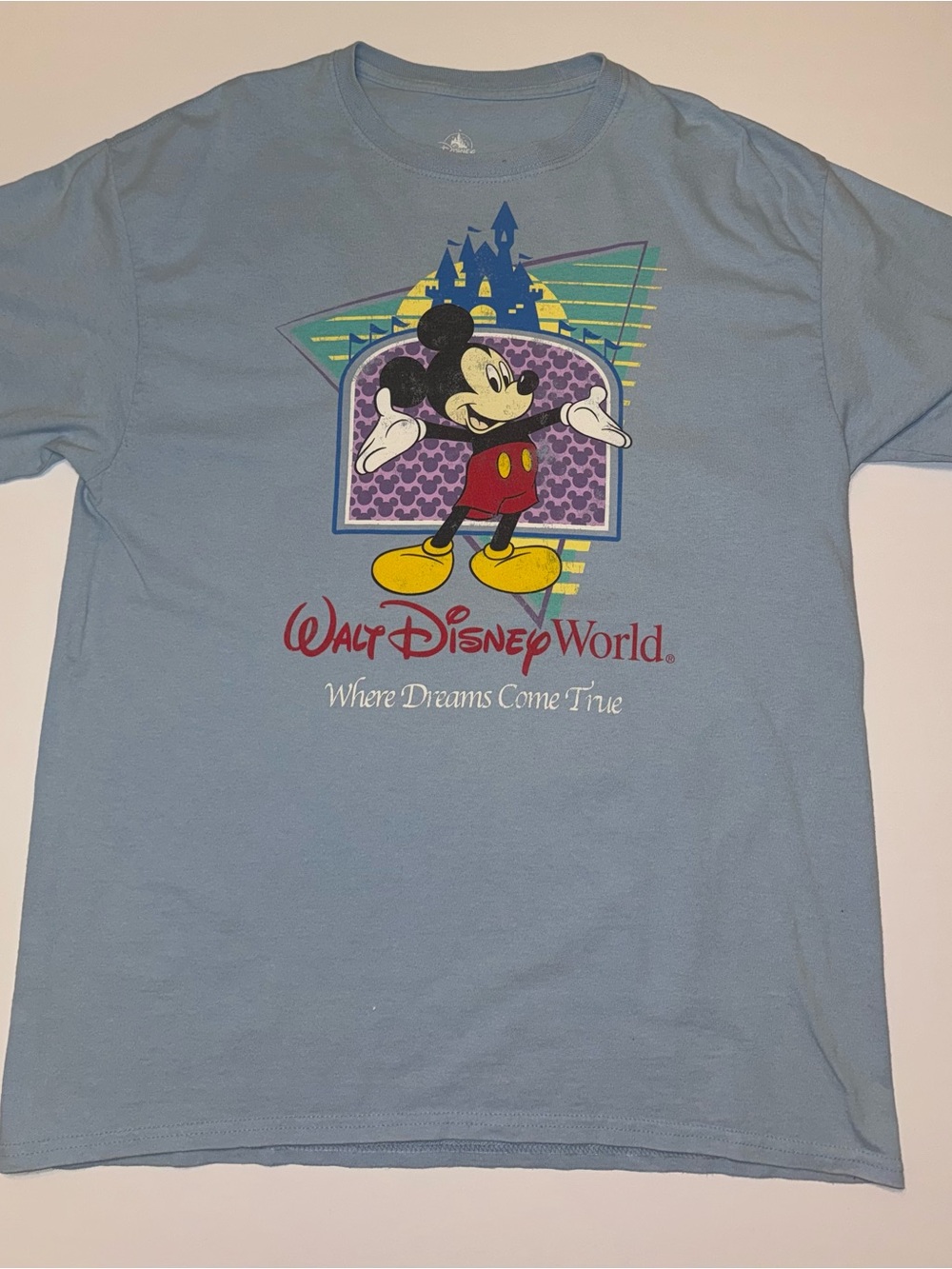 Disney Mickey Mouse Graphic Tee - Light Blue